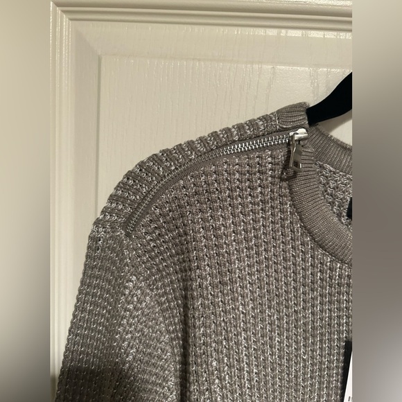 Men's Damien Zip-Trim Crewneck Sweater - Picture 3 of 7